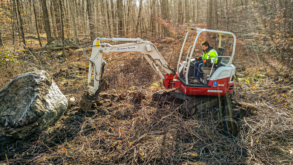 back-hoe