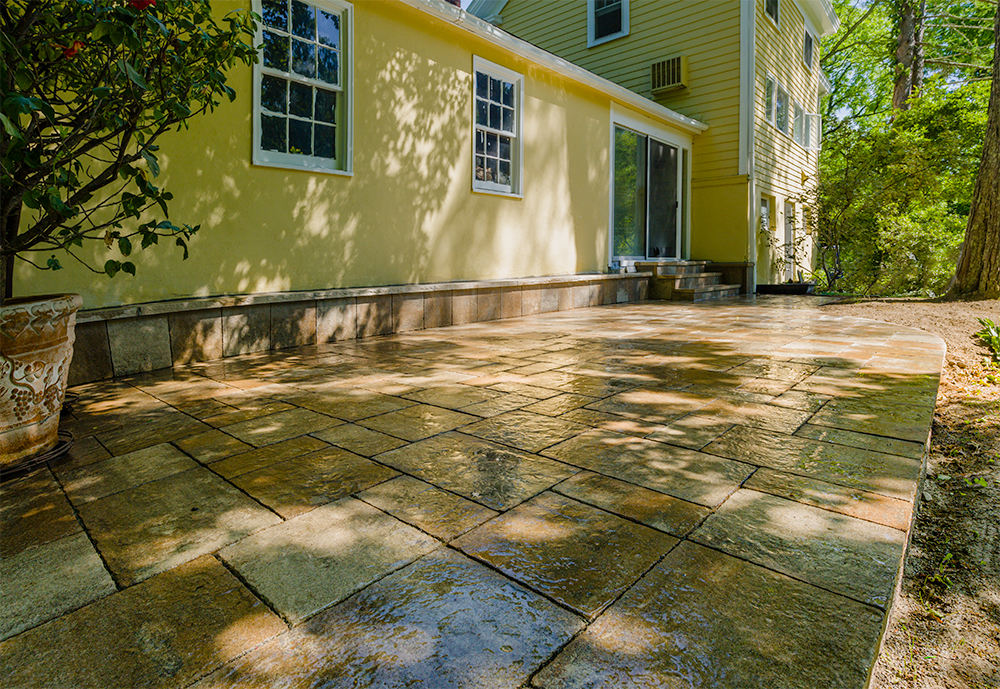 paved terrace